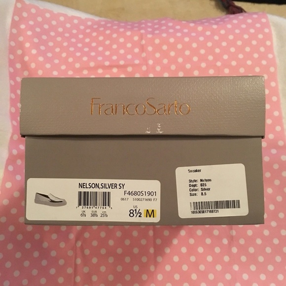 FRANCO SARTO Womens Metallic Slip on Sneaker - Picture 8 of 8